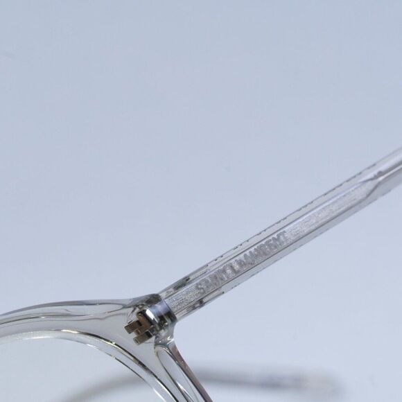 🕶️ New Saint Laurent SL667OPT 003 Eyeglasses - Transparent Beige Frame - Picture 5 of 11